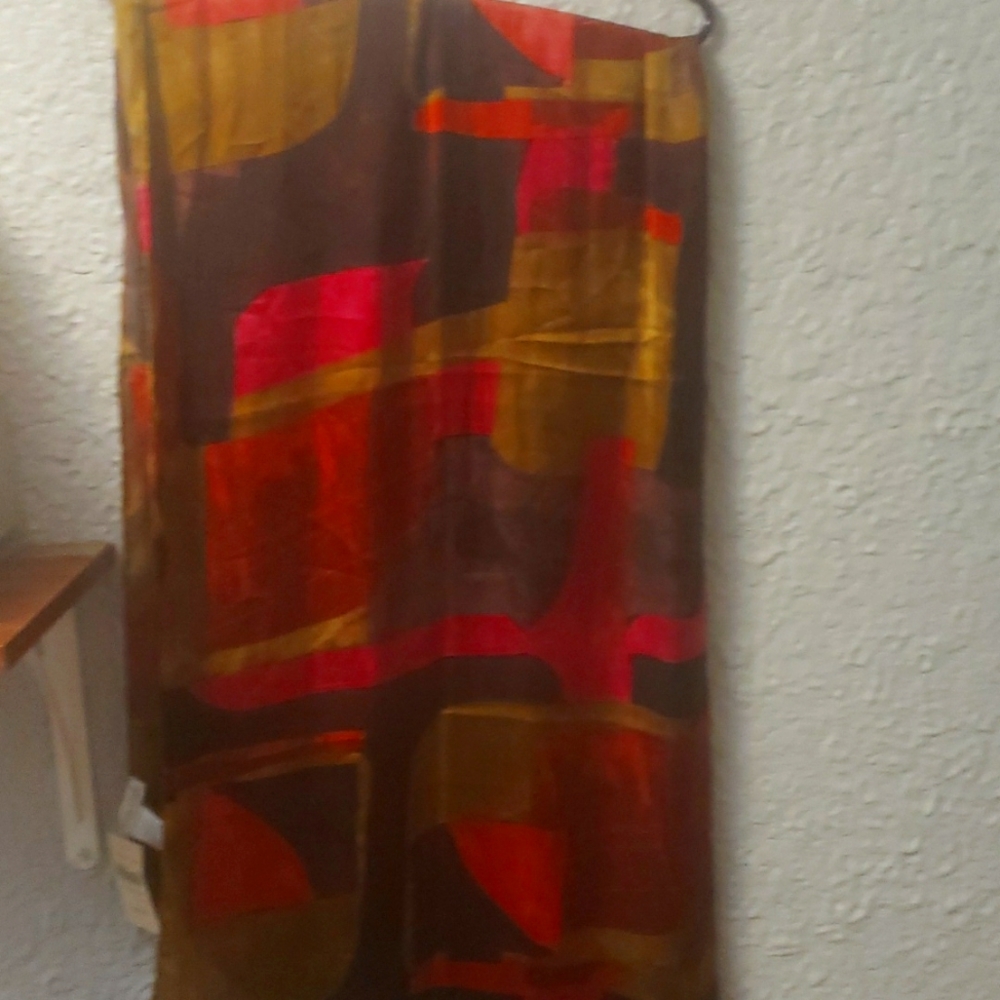 Coldwater Creek block print scarf